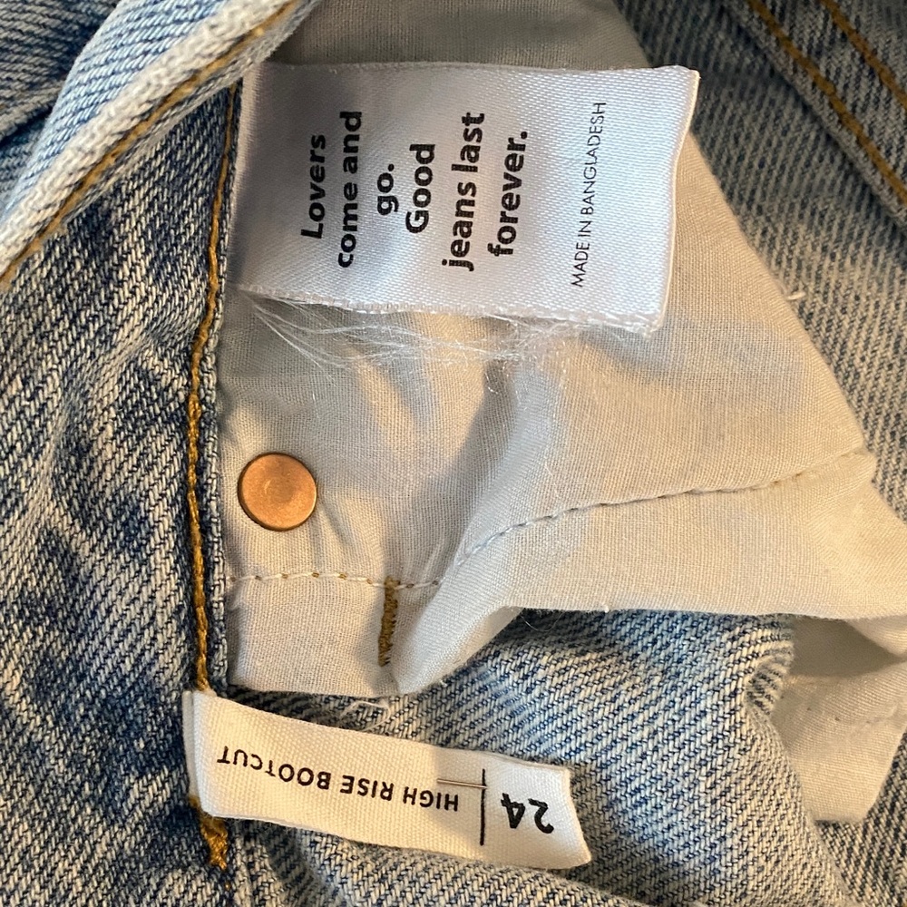 PacSun Light Blue Distressed Boyfriend Jeans - Picture 6 of 8